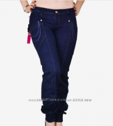  Женские джинсы с вышитым узором Размер 25