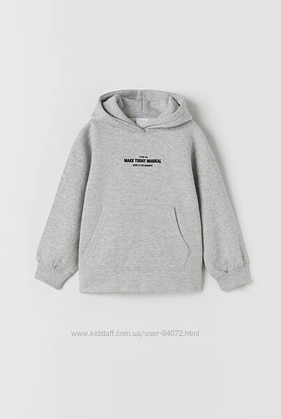 ZARA Классная утепленная толстовка для 8-9 лет