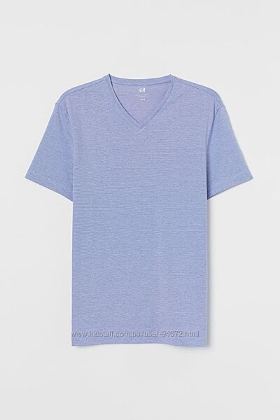 H&M Чоловіча футболка з V-образним вирізом розмір S