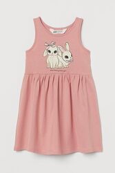 H&M Чудовий літній сарафанчик з кролятам для 1,5-10 років
