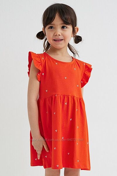 H&M Гарна літня сукня з вишеньками для 6-10 років