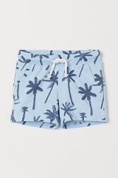 H&M Класні літні шортики з пальмами для 1-3 років