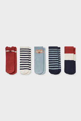 C&A Комплект з 5 пар шкарпеток 21-23 розмір