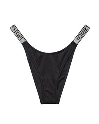Плавки Victorias Secret Оригинал со стразами камнями Shine Strap Brazilian