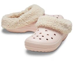 Утеплені сабо Crocs Classic Blitzen, W7, W8
