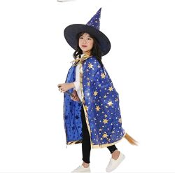 Накидка і ковпак Зірка, Астроном, Вчений, Чаклун, Маг, Чарівник