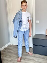 Стильні джинси денім з рванкою для хлопців