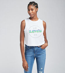 LEVIS фирменная майка футболка белая оригинал изСША S-M-L-XL 44-46-48-50-52
