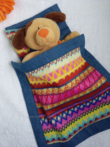 Постелька постель для куколки в коляску, кроватку Handmade