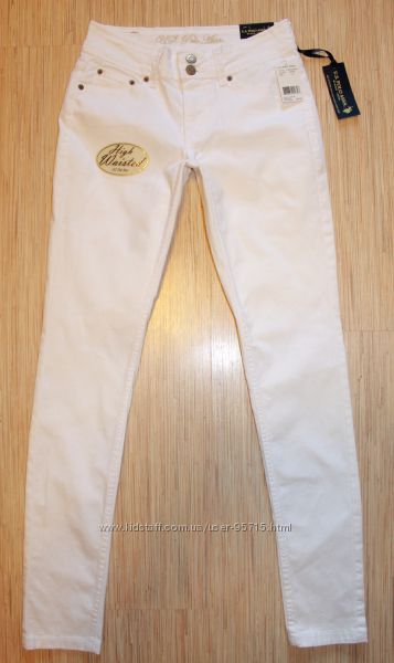 Белые skinny U. S. Polo Assn. из США на ОБ 96-97см