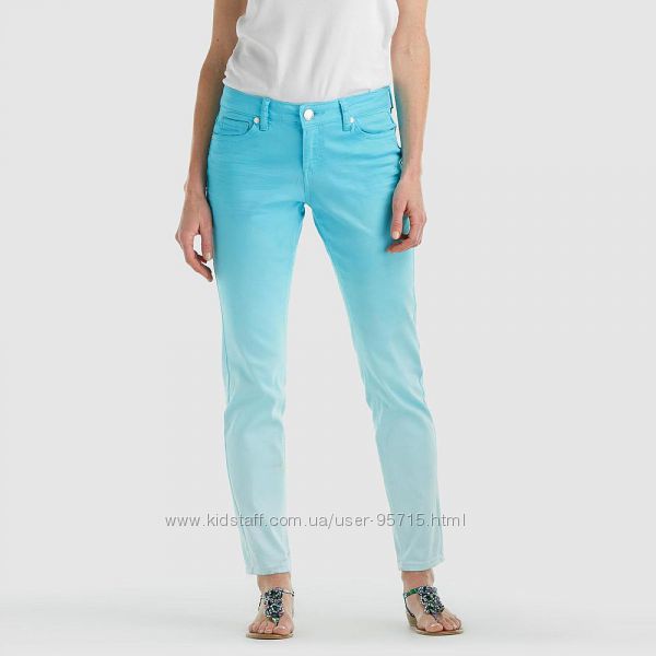 Цветные джинсы skinny Canyon River из США. Большие размеры на ОБ от 110см