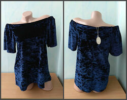 Велюровая блуза apricot