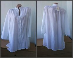 Удлиненная батистовая блуза sugeya, хлопок 