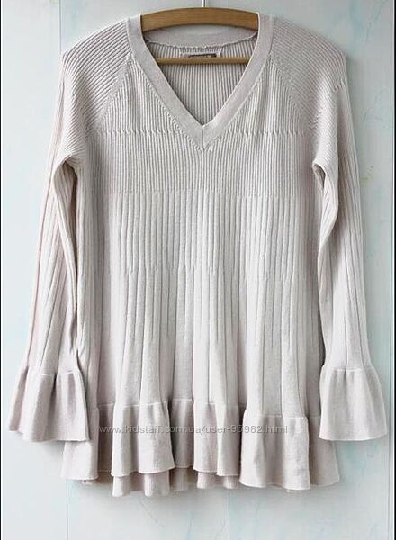 Кашемировый джемпер hemisphere , кашемир, хлопок, люкс бренд