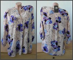 Блуза с цветочным принтом m&co