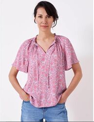 Нежная блуза crew clothing, цветочный принт 