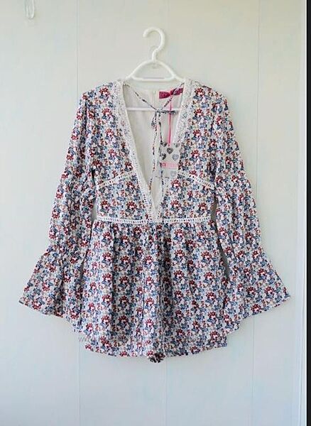 Нежный ромпер с кружевом boohoo anna crochet