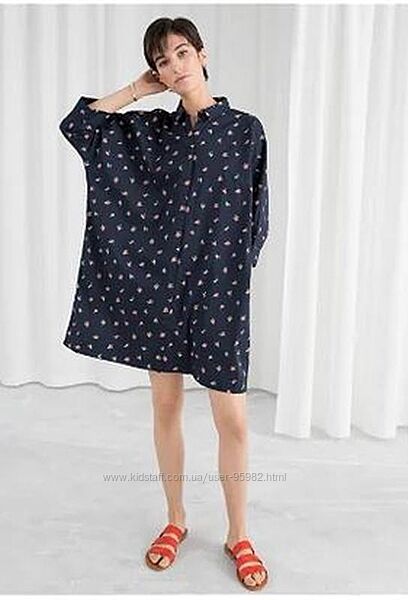 Платье- рубашка оверсайз & other stories 