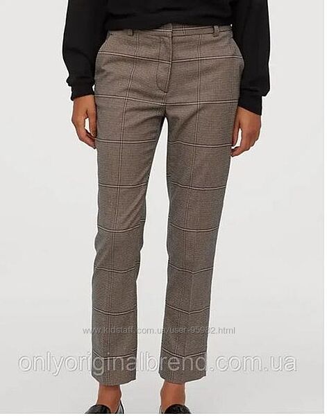 Брюки женские в клетку h&m 