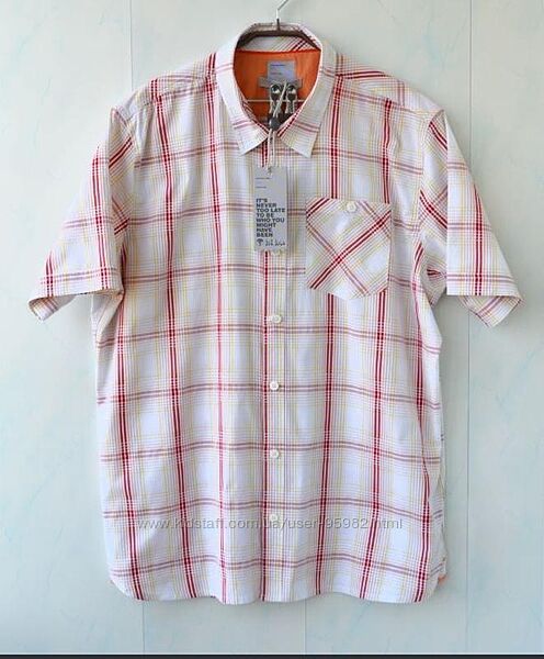 Мужская рубашка в клетку fat face , хлопок