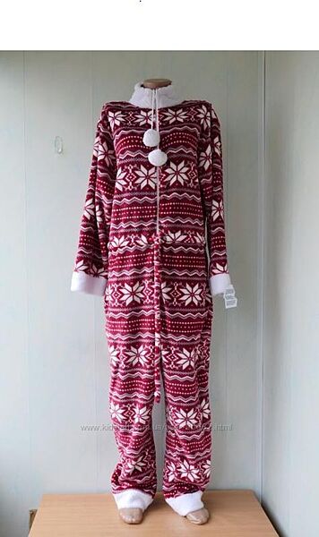 Теплая флисовая плюшевая пижама кигуруми camille