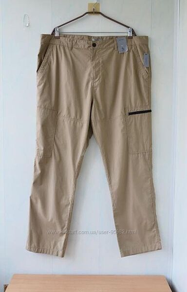 Натуральные мужские брюки, штаны карго tu, 42w/32l 