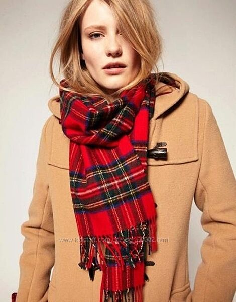 Шерстяной шарф в клетку, тартан house of bruar , овечья шерсть lambswool 