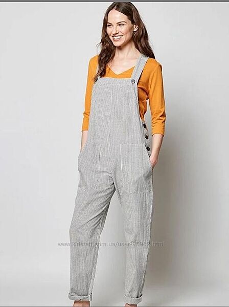 Натуральный комбинезон в полоску Nomads , хлопок 