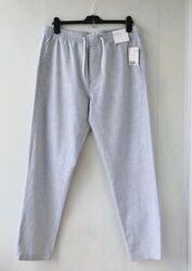 Легкие мужские штаны чиносы h&m l. o. g. g , хлопок 