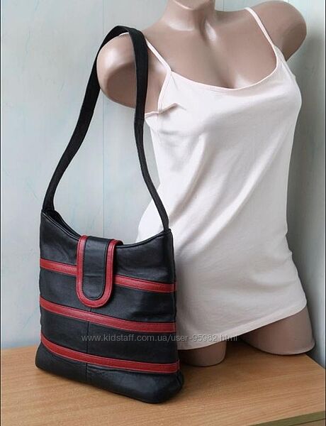 Кожаная сумка кроссбоди a c pole, португалия, кожа. 