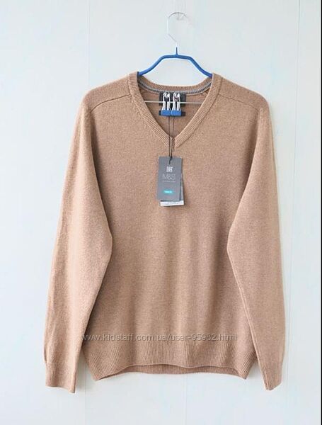 Чоловічий джемпер, светр marks & spencer, lambswool, овеча вовна 