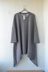 Удлиненная теплая туника бохо, асимметрия new collection, итальянская, хлоп
