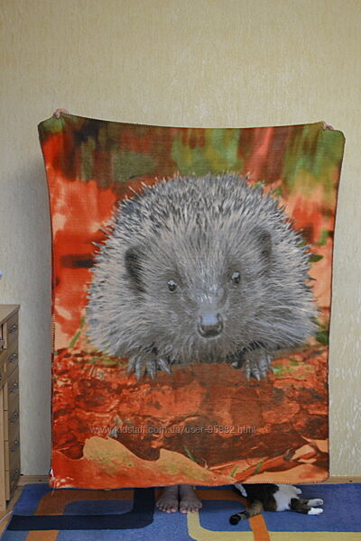 Плед, одеяло с ежиком f&f 