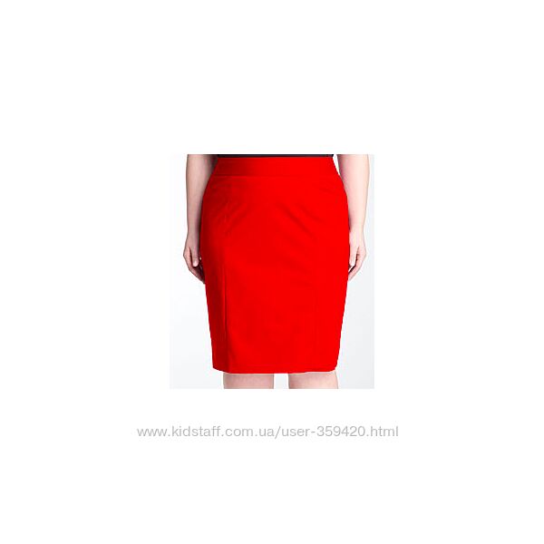 юбка красная шикарная  для пышных дам р. 64-68