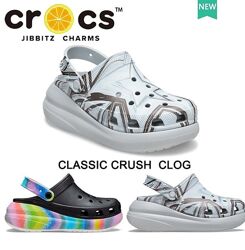 Crocs classic crush hi-lo disco clog сабо крокс женские, оригинал.