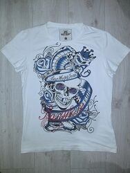 Футболка с черепом и стразами baxyboy