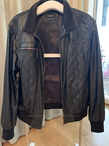 Куртка мужская кожаная Lagerfeld L-XL