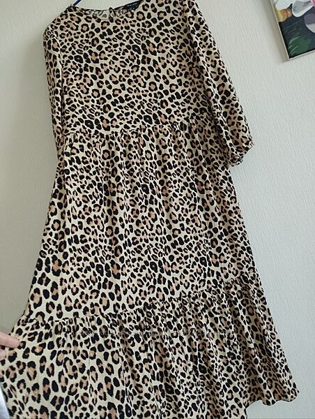 Сукня леопардовий принт 