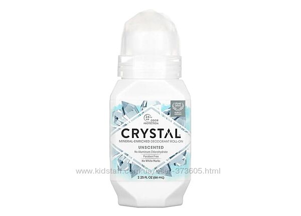 Crystal Body Deodorant, Минеральный дезодорант, шариковый дезодорант, iherb
