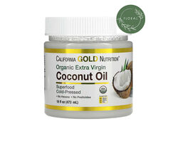 California Gold Nutrition, Органическое кокосовое масло, 473 мл