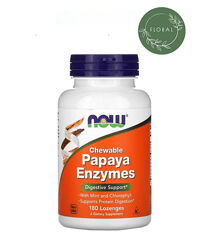 Now Foods, Ферменты папайи, папайа, papaya enzymes, 180 таблеток