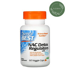 Doctors Best, NAC, N-ацетилцистеин, регуляторы детоксикации, 600 мг, 60 к.