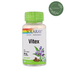 Solaray, Витекс, плоды витекса, плод витекса, vitex, 400 мг, 100 капсул