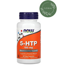 Now Foods, 5-гидрокситриптофан, 5-HTP, 100 мг, 60 капсул 