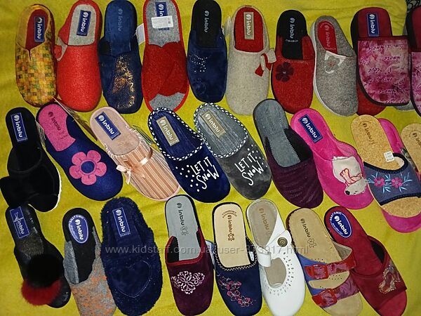 Новые тапочки Inblu , войлок, шерсть, паркетные р. 36,37,38,39,40,41