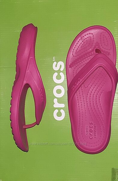 Шлёпанцы вьетнамки CROCS р.33,34,35 J1