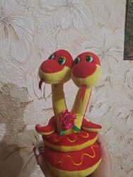 мягкая игрушка змея, змія, змії, змеи