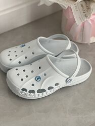 Белые женские кроксы , сабо