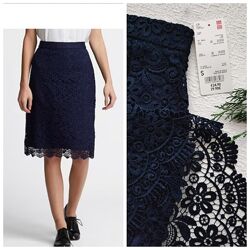 Uniqlo XS-S спідниця юбка темносиня
