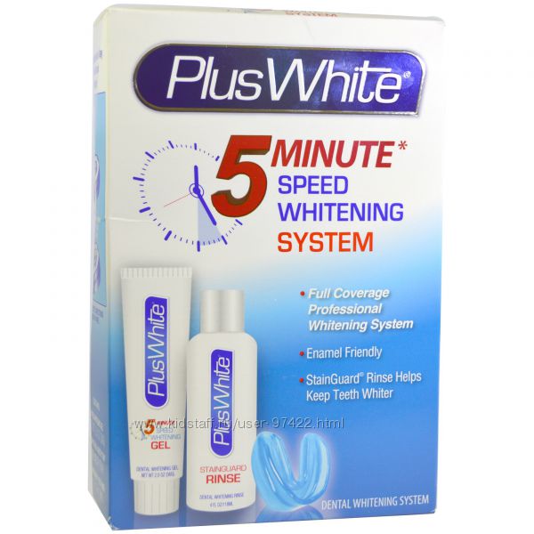 Система быстрого отбеливания зубов Plus White  5 Minute Speed Whitening 